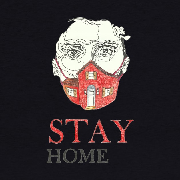 Stay home - Corona by Maatuk shirts